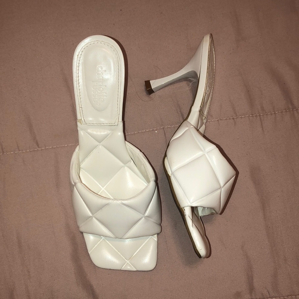 White Charlotte Russe Heels